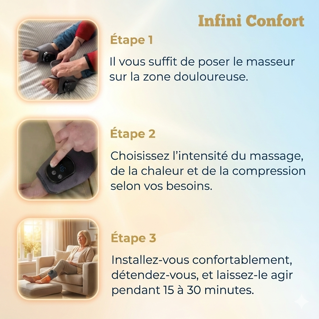 ThermoMasseur - Dites adieu à la neuropathie et aux douleurs aux pieds